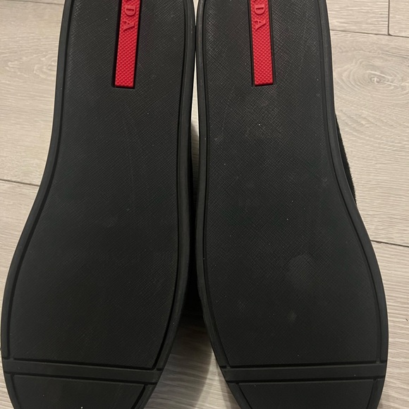 Prada Pony hair Men\'s Black Slip-On Shoes main image 7